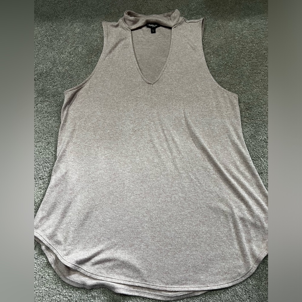Express high neck tank shirt